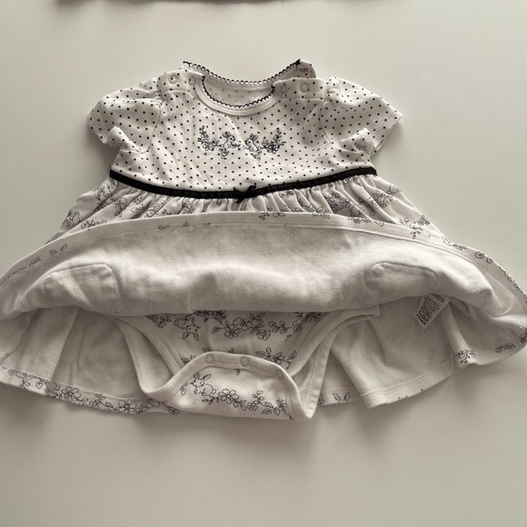 LOT of 4 Baby spring park dresses NOPPIES & other brands, great condition - Picture 6 of 12